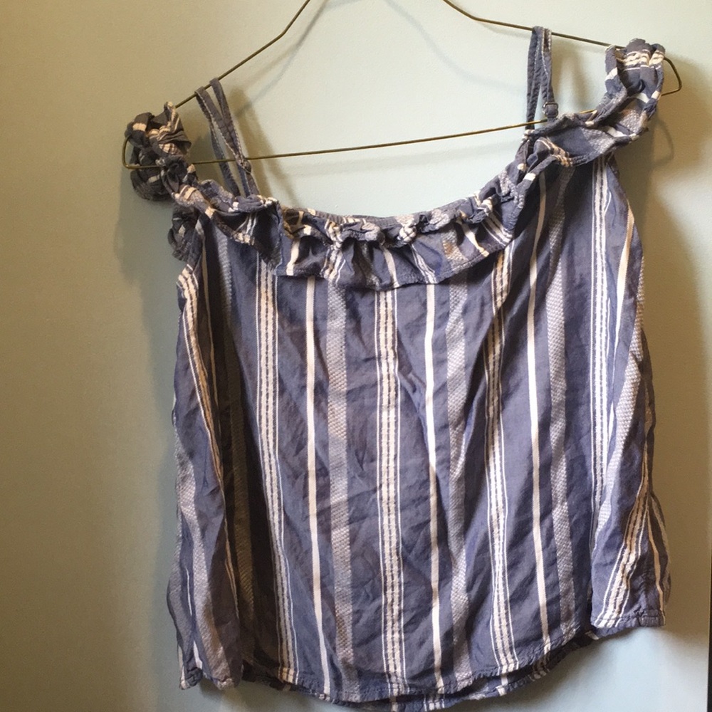 off the shoulder/spaghetti strap top